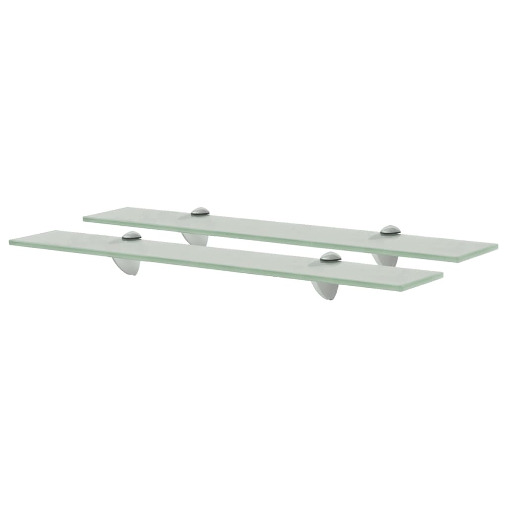Maison exclusive - estantes flotantes 2 unidades vidrio 8 mm 60x20 cm