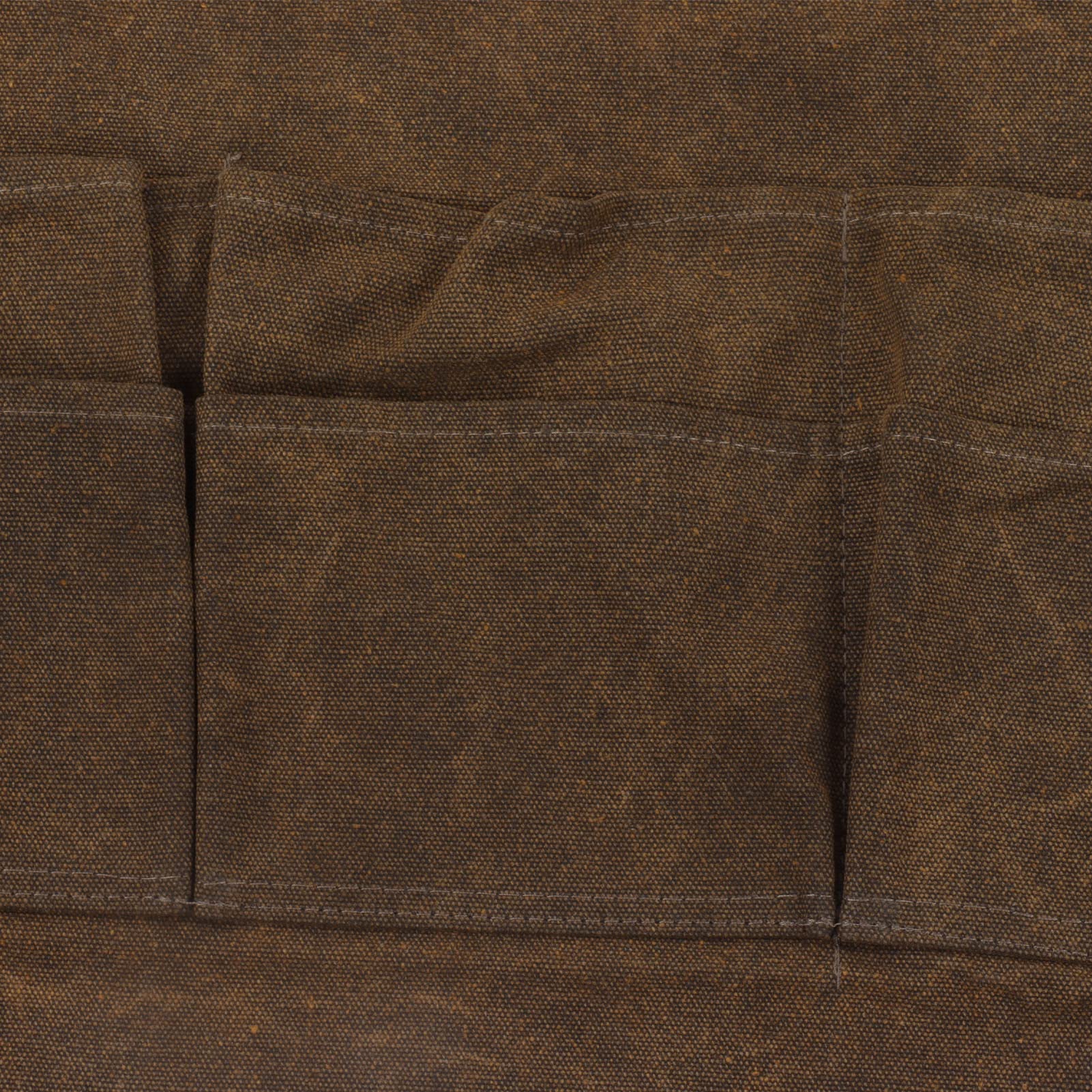 Delantal de taller de carpintería de gran capacidad con bolsillos ajustables y correas de hombro, delantal encerado para carpinteros y ele - 8