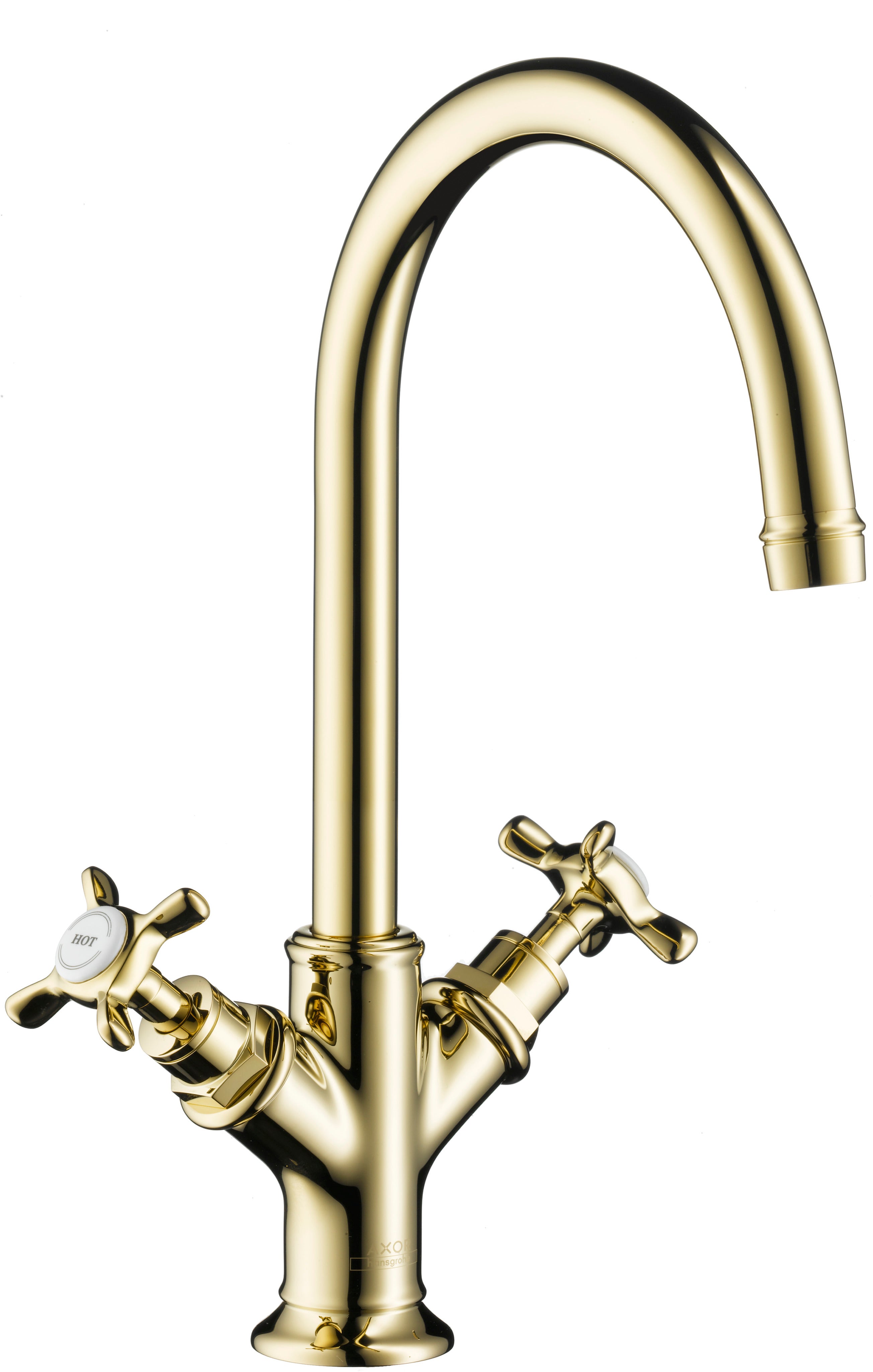 Hansgrohe AXOR Montreux Mélangeur lavabo 2 poignées 210, garniture de ...