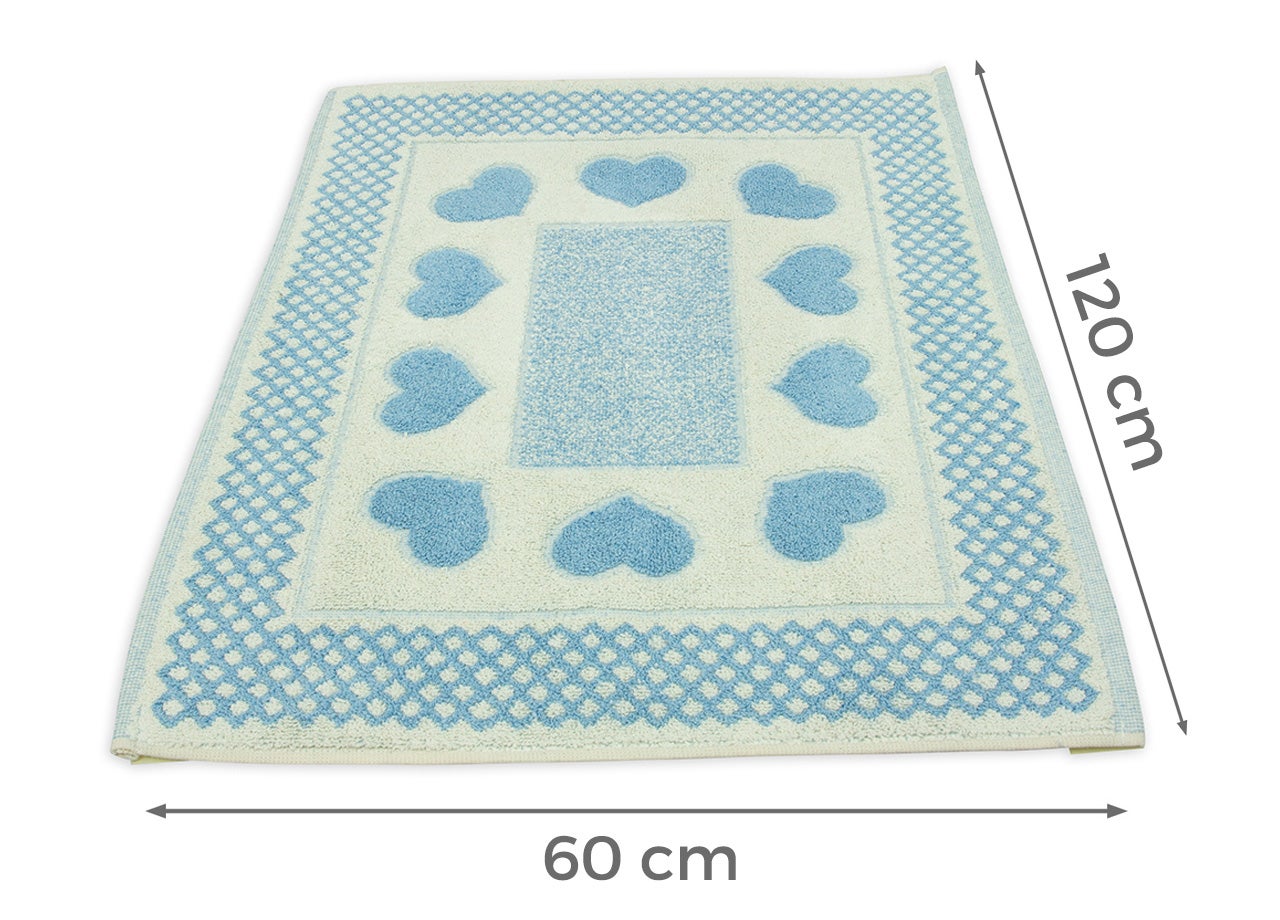 Tapis de bainLove 60x120cm Azzurro - 3