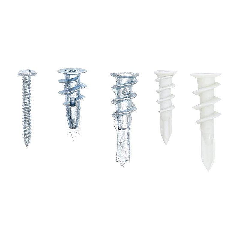 ASSORTIMENT DE CHEVILLES ET DE VIS POUR PLACOPLATRE - 100 pièces - 2