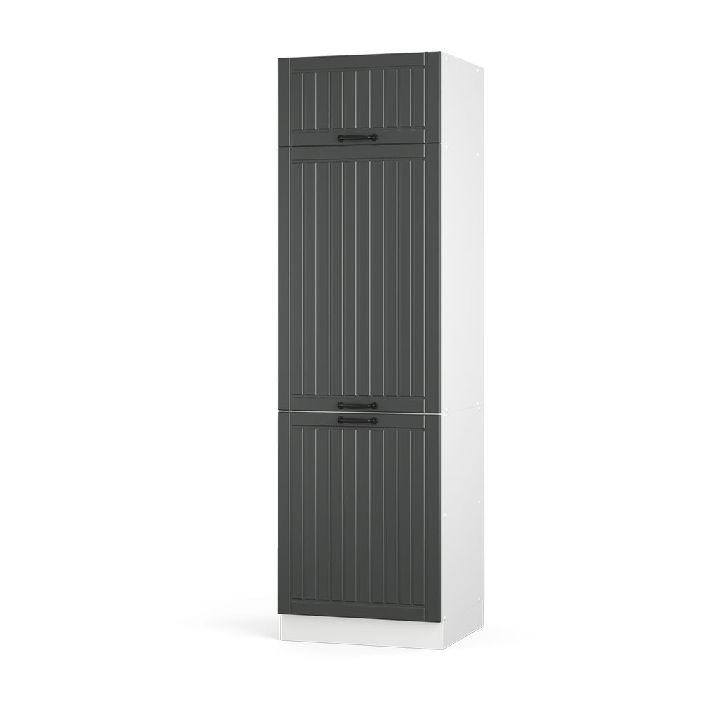 Vicco Szafka na lodówkę Fame-Line, Antracytowy domek wiejski, 60 cm