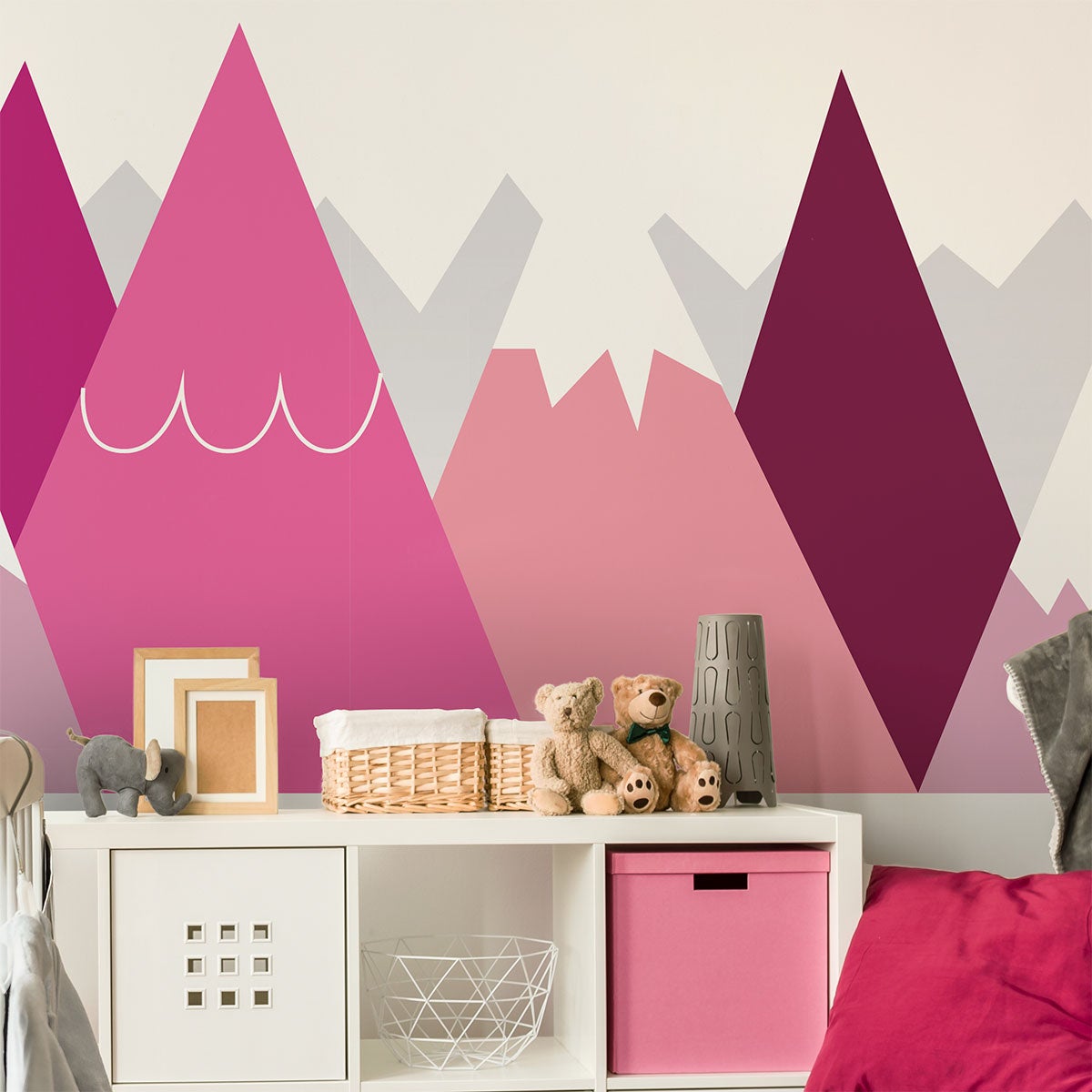 Vinilo niño escandinavo de montaña anka - adhesivo de pared - revestimiento sticker mural decorativo - 90x135cm - 3