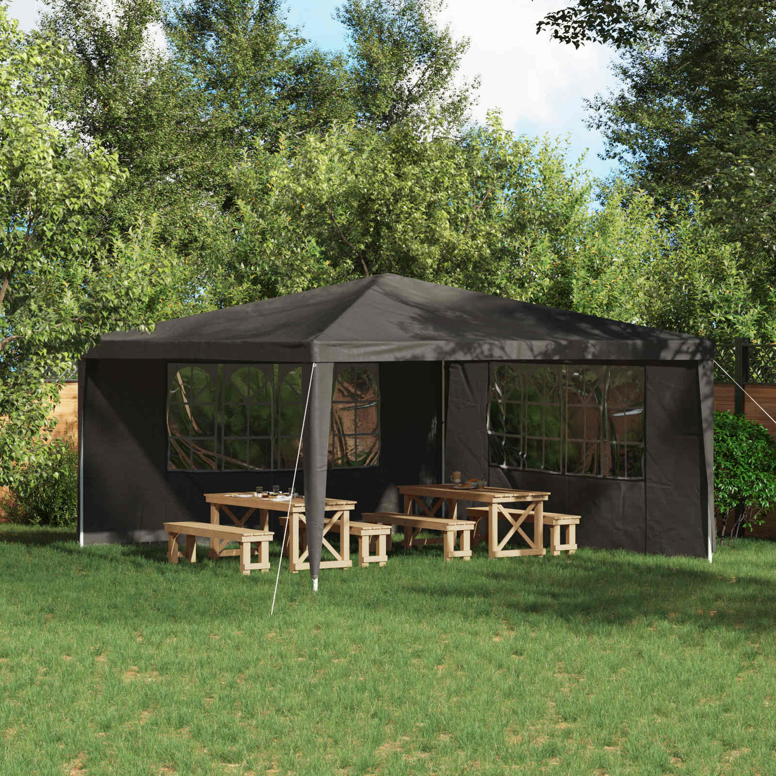 Panel lateral de tienda para fiestas 2 pcs 400 x 195 cm | Leroy Merlin