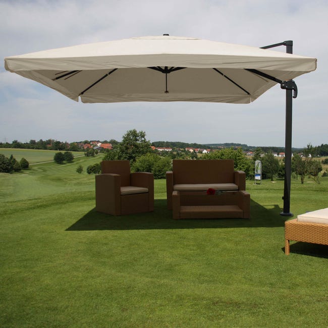 Mendler - Ombrellone Parasole Hwc-a39 Girevole 3x3m Senza Base Mendler - Ombrellone Parasole Hwc-a39 Girevole 3x3m Senza Base