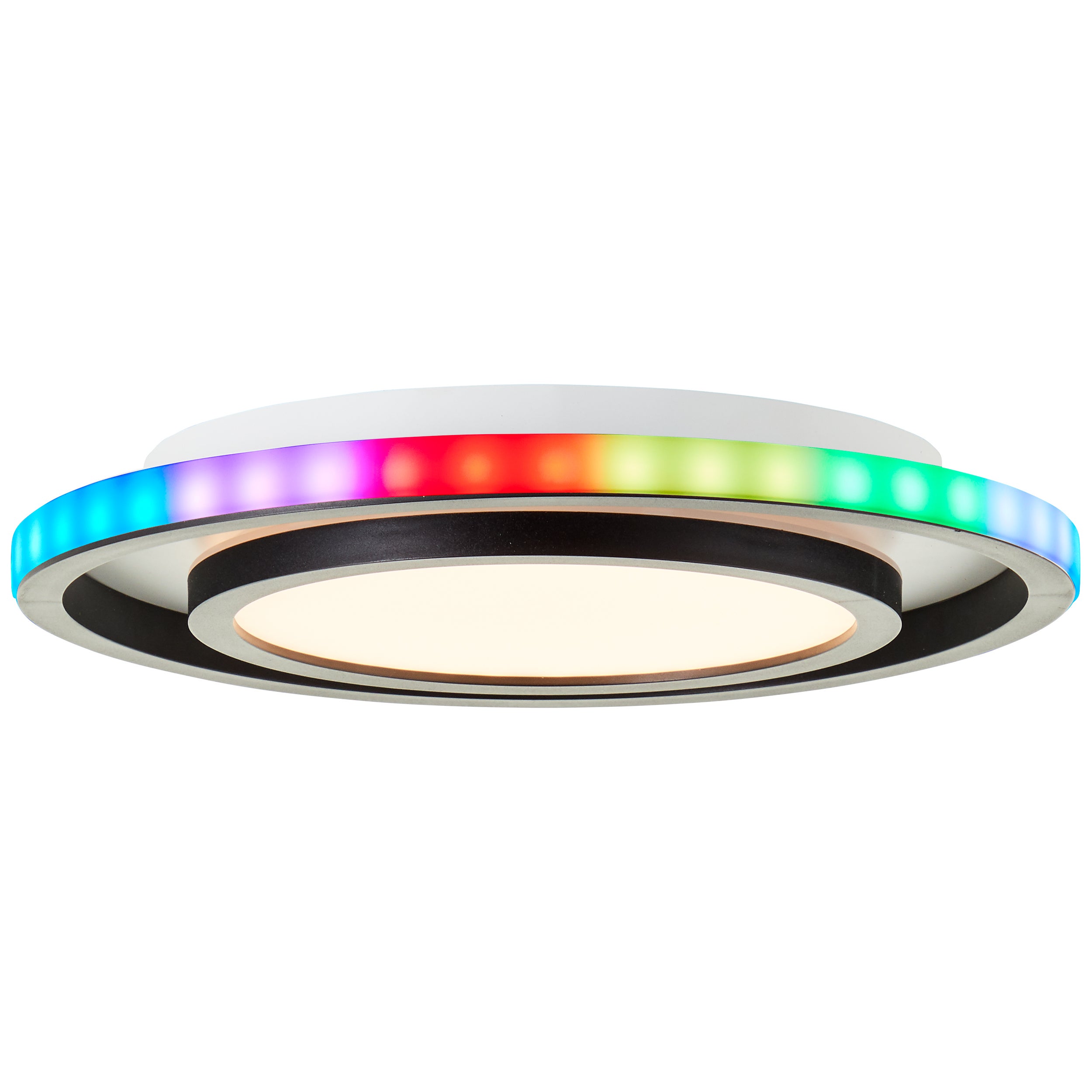 Brilliant Blaine LED lampa sufitowa 30cm biała, tworzywo sztuczne, 1x 18W LED zintegrowana, (strumień świetlny: 1900lm, barwa światła: 3000-6500K)
