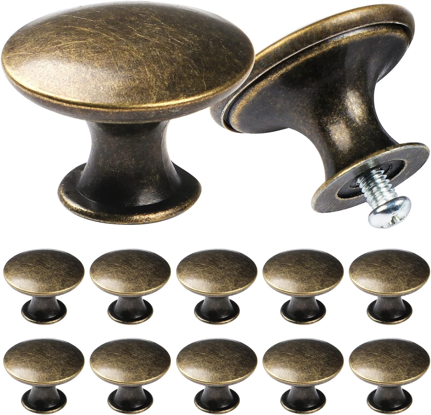 Poignées de tiroir en bronze antique pour armoires et cuisines Poignées de tiroir en bronze antique pour armoires et cuisines