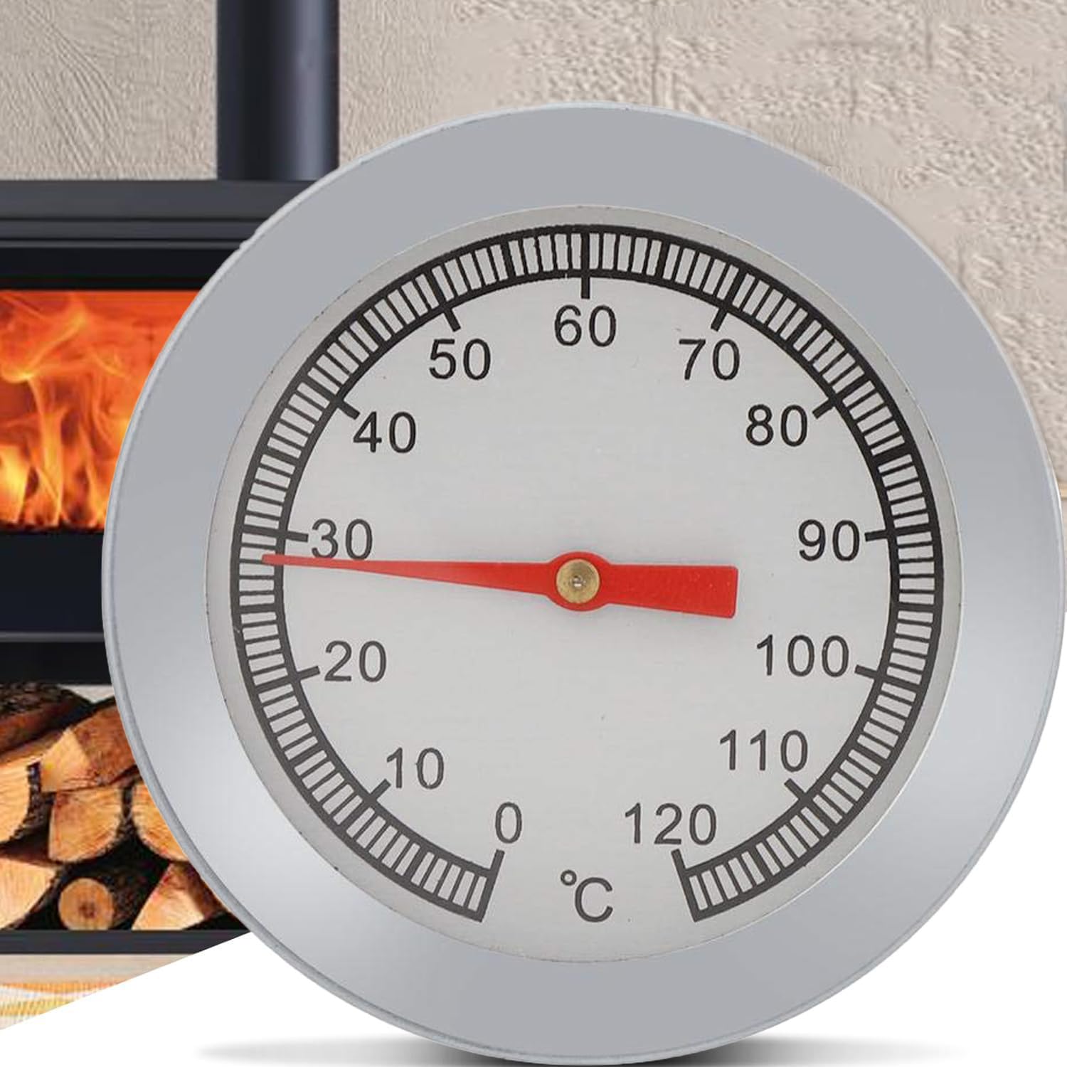 Termometr, 1 szt. Termometr do grilla BBQ Pizza Miernik temperatury 120 ℃ do pieczenia na grillu