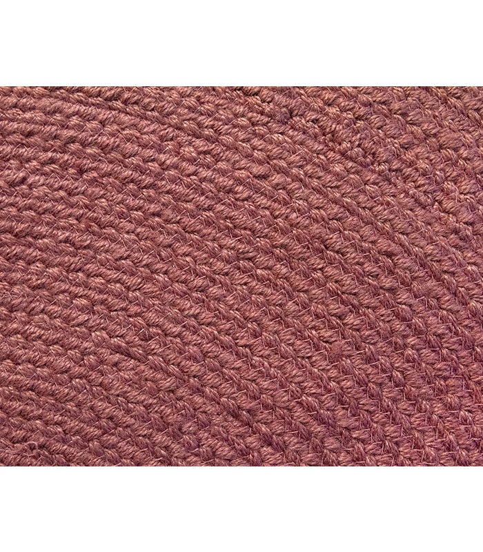 Alfombra Hamid Nansa Rojo cereza redonda para interior/exterior 120x120 - 6