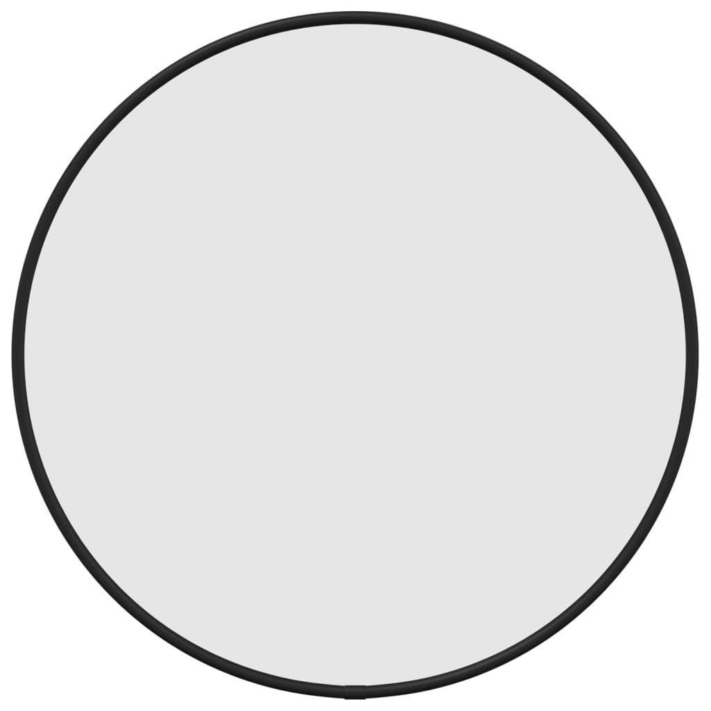 Miroir Mural Rond Talos Ø80cm - Cadre Cuivre Mat, Sangle Cuir - Déco Intérieur Tendance