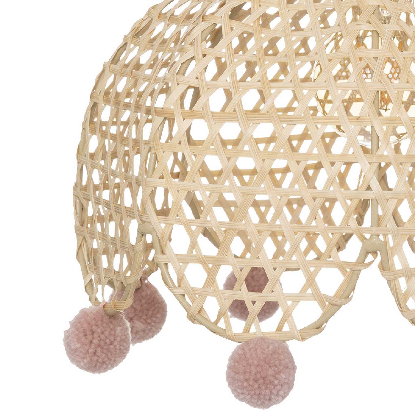 Suspension enfant - bambou et métal - H22 cm - Atmosphera créateur d'intérieur - 7