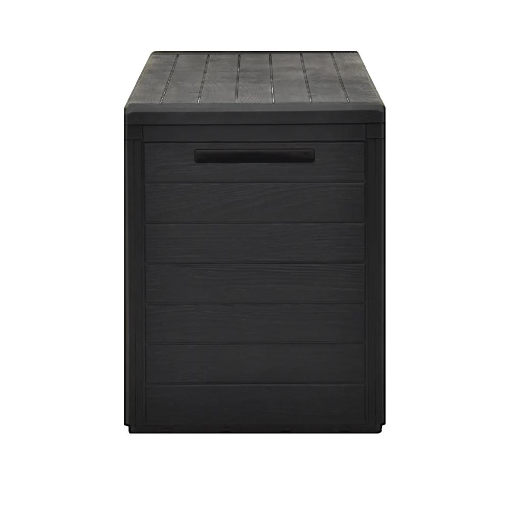 Skrzynia ogrodowa vidaxl solidna 116x44x55 cm antracytowa