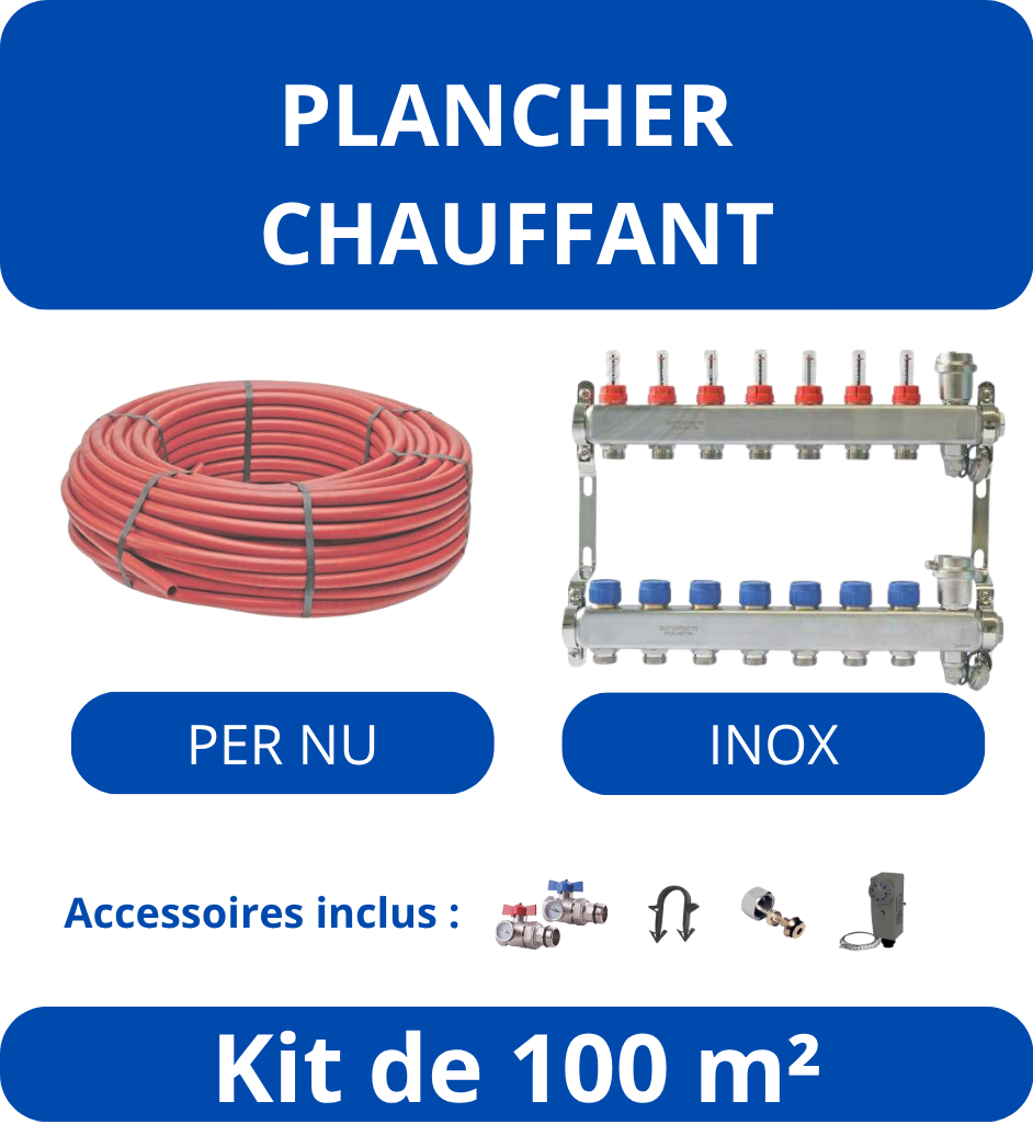 Kit Plancher Chauffant 100 m²Tube PER Collecteur Inox Leroy Merlin — free download