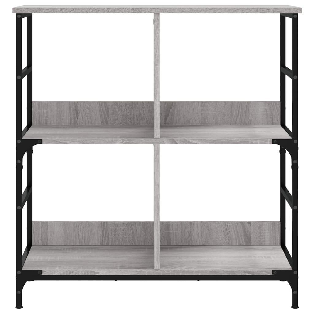 Bibliothèque sonoma gris 78,5x33x82 cm bois d'ingénierie vidaXL - 4