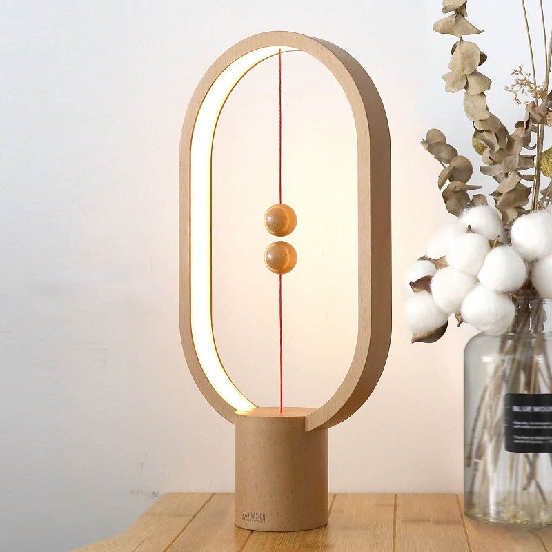 Balance magnétique demi-air LED bureau lampe magnétique Levitation ...