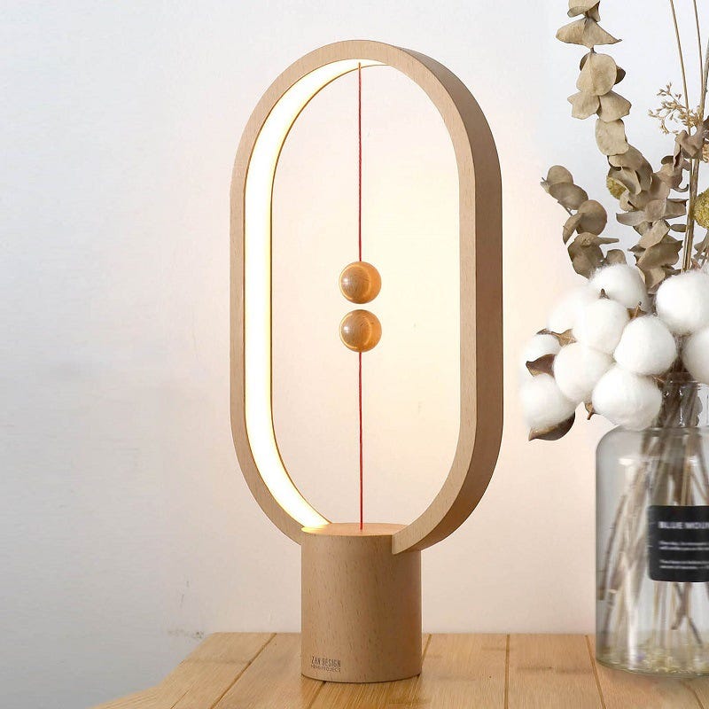 Charge Balance Balance magnétique demi-air LED bureau lampe magnétique Levitation ...