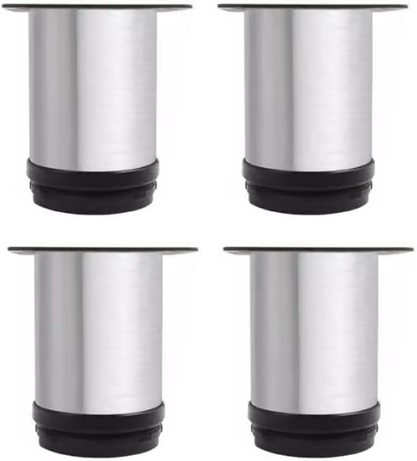 Nogi regulowane - Nogi meblowe - Nogi stołowe - Nogi meblowe - Regulowana wysokość 0-15 mm - 4 sztuki - Wysokość 100 mm
