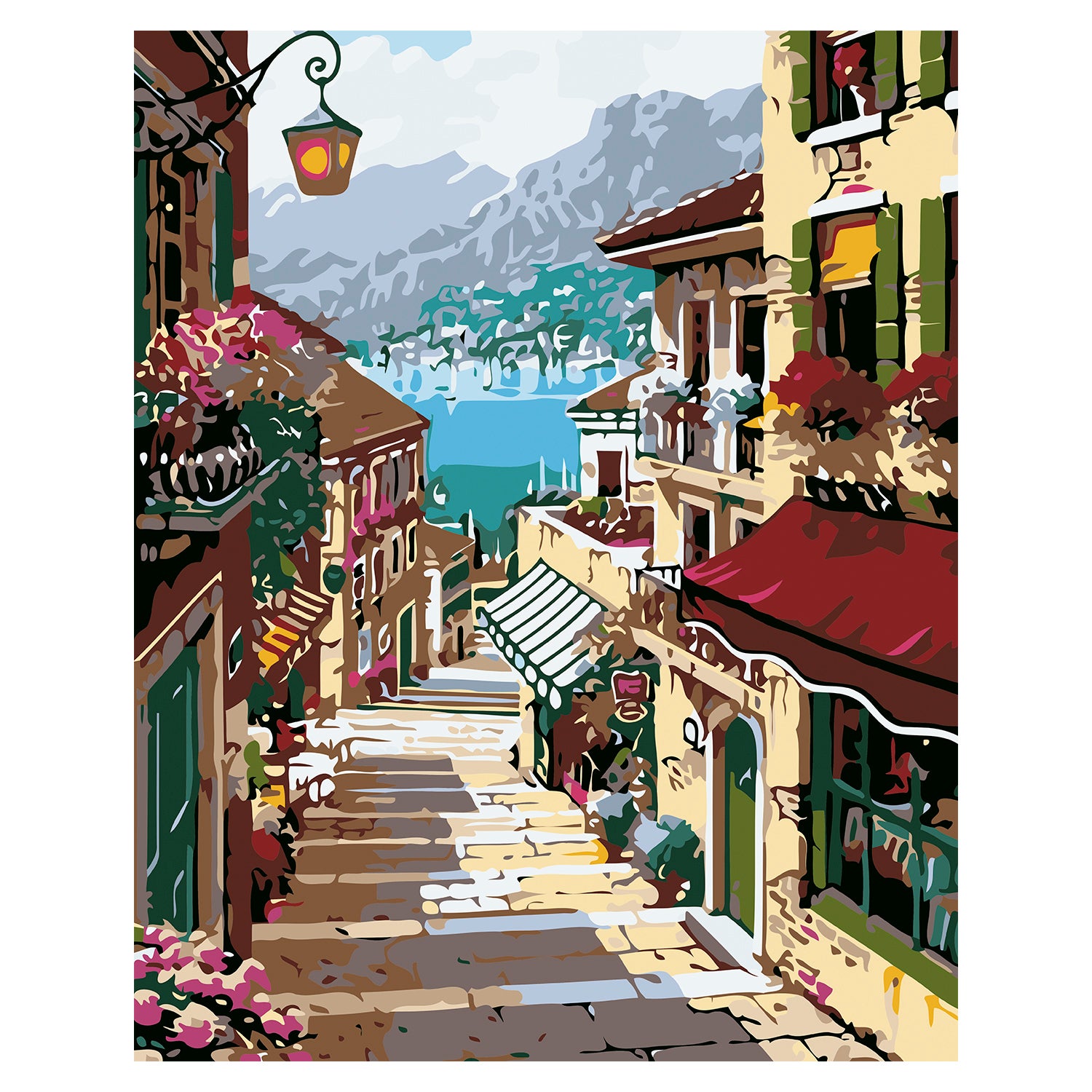 GRENHUE Paint By Numbers Coniglio Colorato - Kit Pittura Per Adulti Su Tela 40x50cm - Con Cornice, Pennelli E Colori Acrilici