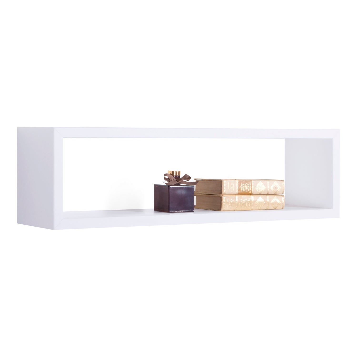Étagère murale à jour rectangulaire Blanc mod. Regolo - 6