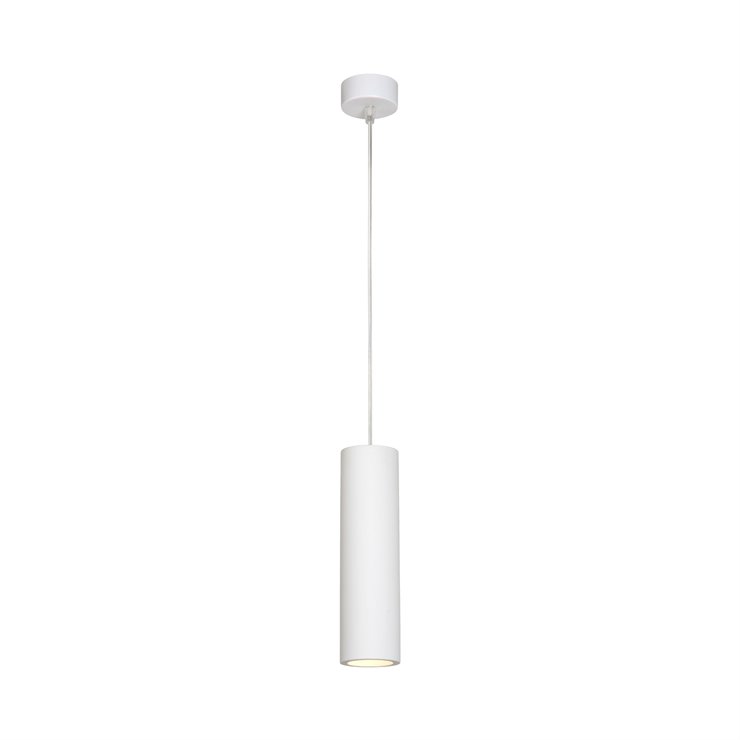 Lampa wisząca GIPSY biała 1xGU10x35W ceramika / gips wym:145x7x7cm IP20 Lucide