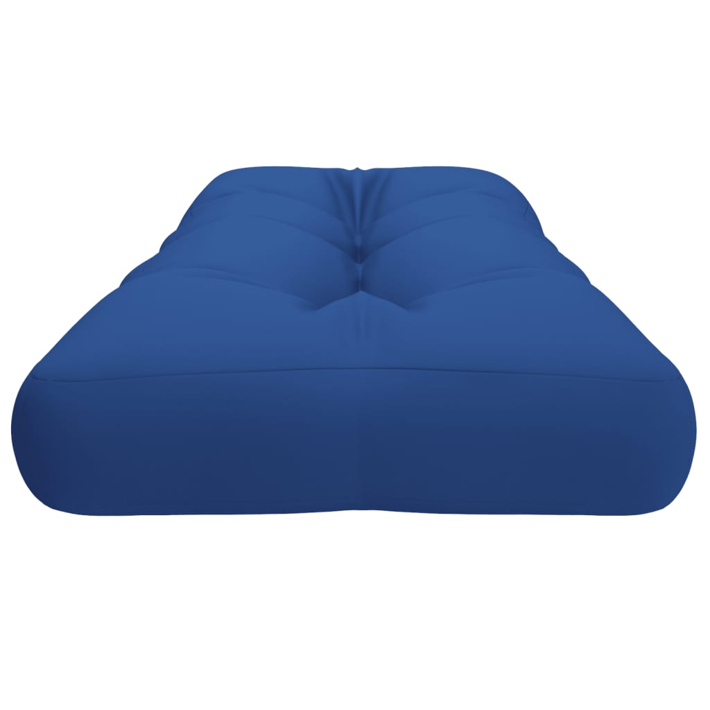 Coussin de palette bleu royal 120x40x12 cm tissu 120 x 40 x 12 cm / Azul - 6