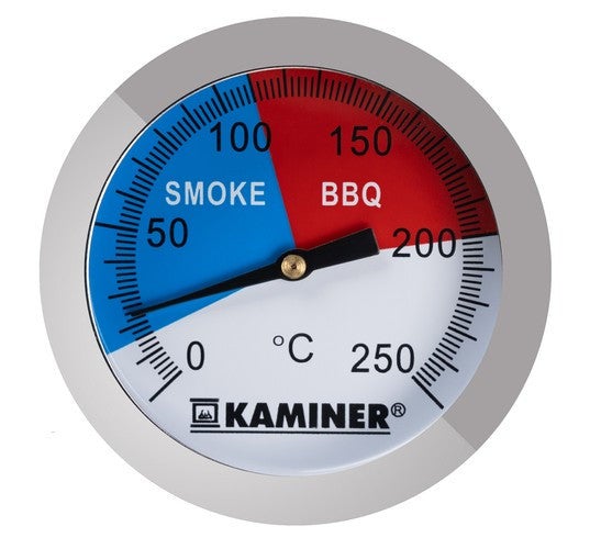 Thermomètre Pour Fumoir Grand Diamètre 100 Mm - Plage 0-120°C, Précision +/- 2,5%, Calibré à 120°C - 4