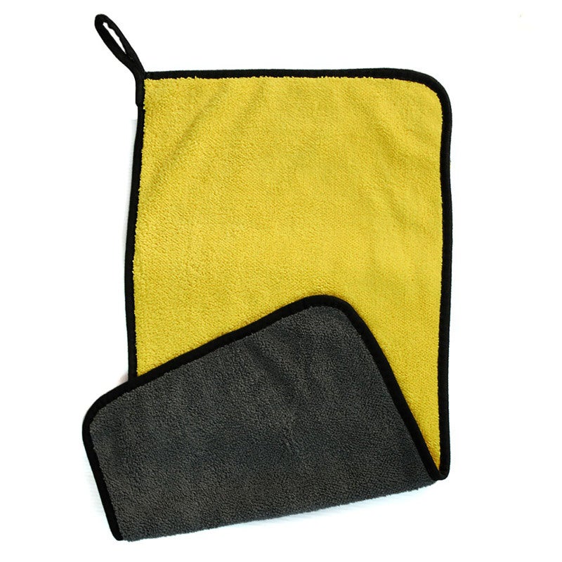 Serviette voiture polaire corail paisse absorbante sans perte poils ...