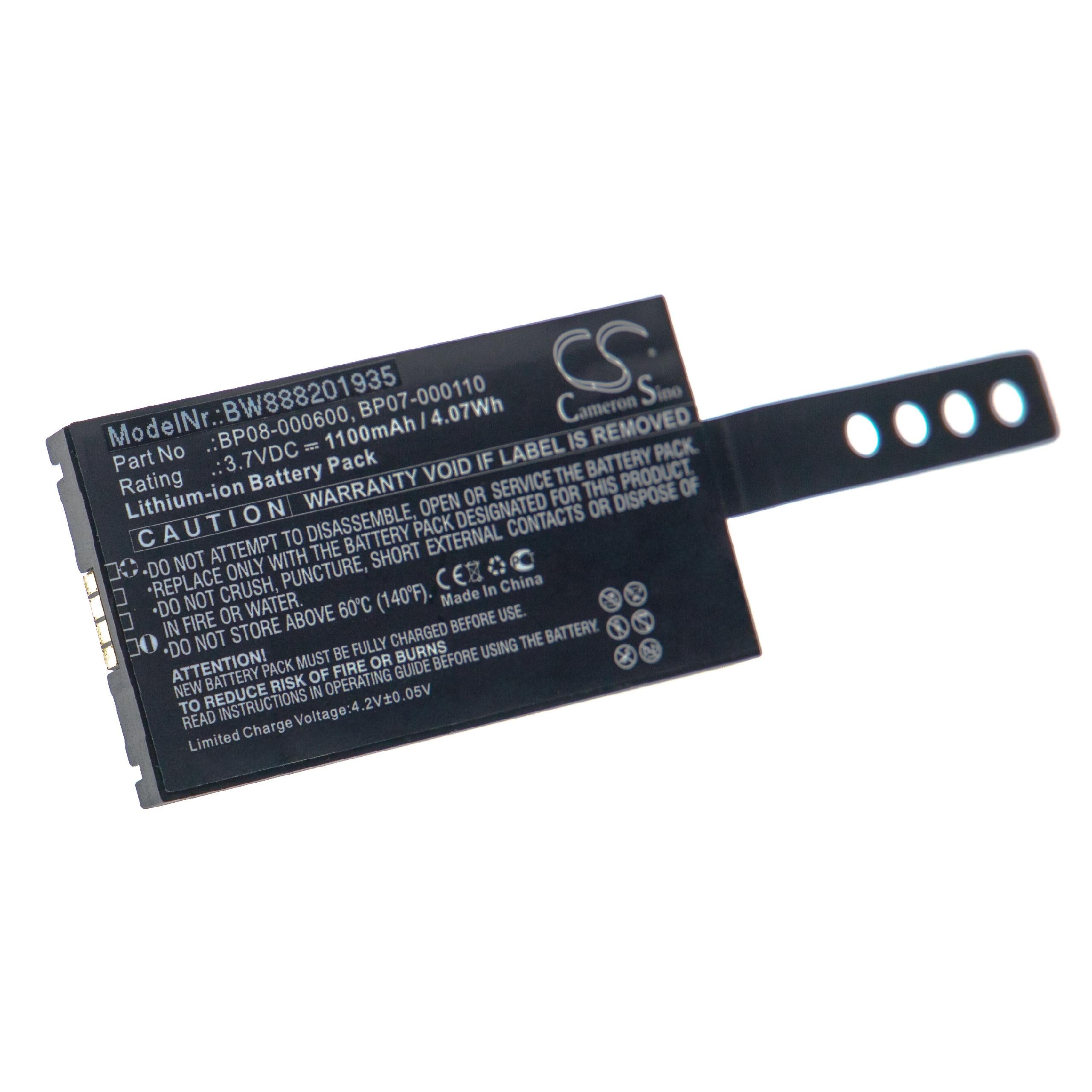 Batterie remplace Philips PH422943 pour téléphone Philips - 550mAh 3,7V Li-ion 8