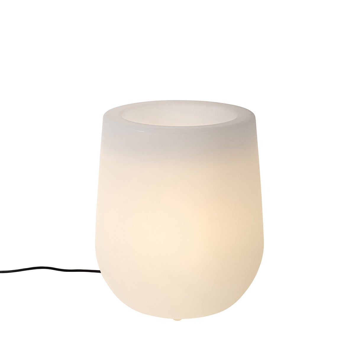Inteligentna lampa podłogowa ogrodowa doniczka biała IP44 z WiFi A60 - Flowerpot