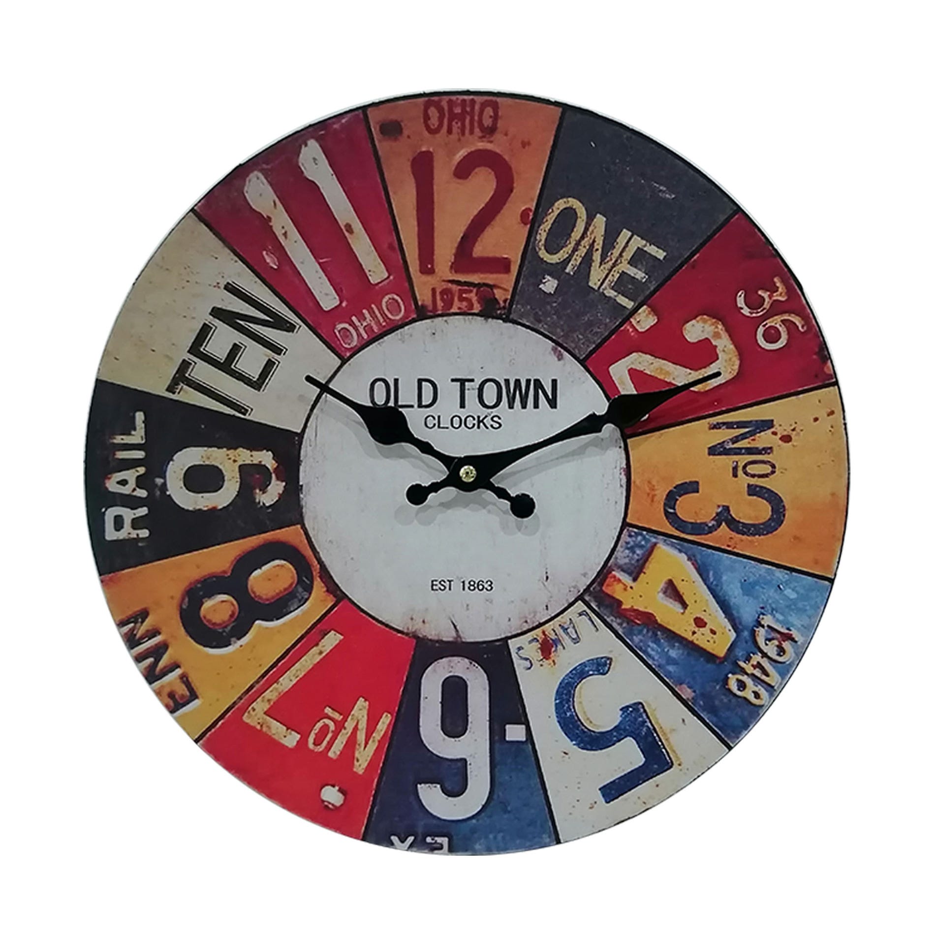 Nedis CLWA005GL30 Horloge Rond Verre Diamètre 30 cm - Décoration Nedis CLWA005GL30 Horloge Rond Verre Diamètre 30 cm - Décoration