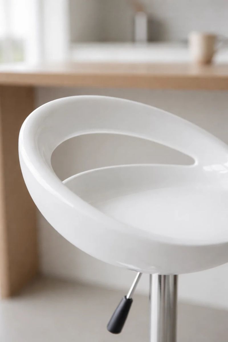Regalos Miguel - Taburetes Cocina - Taburete Onis Basic - Blanco - 2