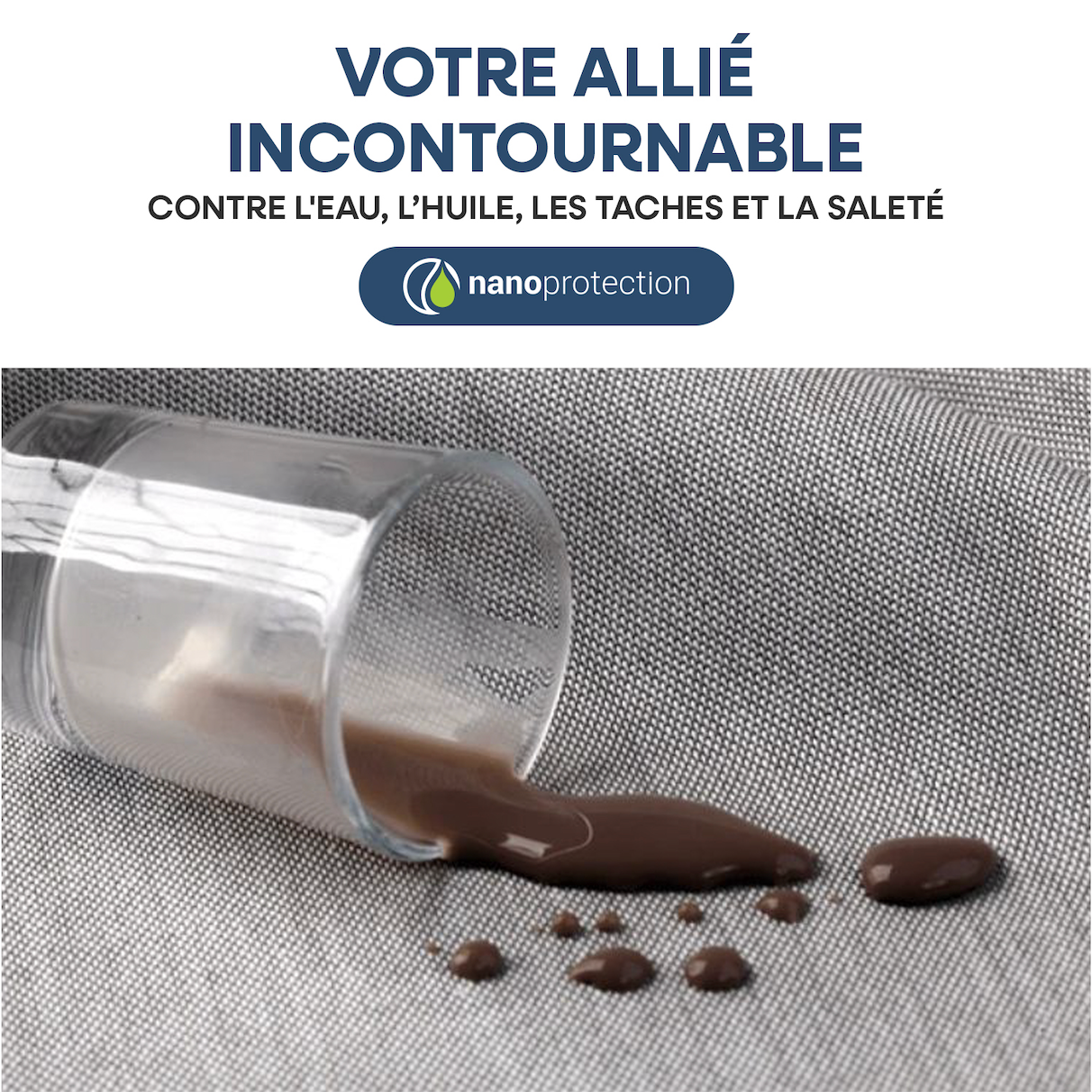IMPERMEABILISANT ANTI-TACHES POUR TISSU ET CUIR - NANOREVETEMENT- 0.5 L - NANO PROTECTION - 7