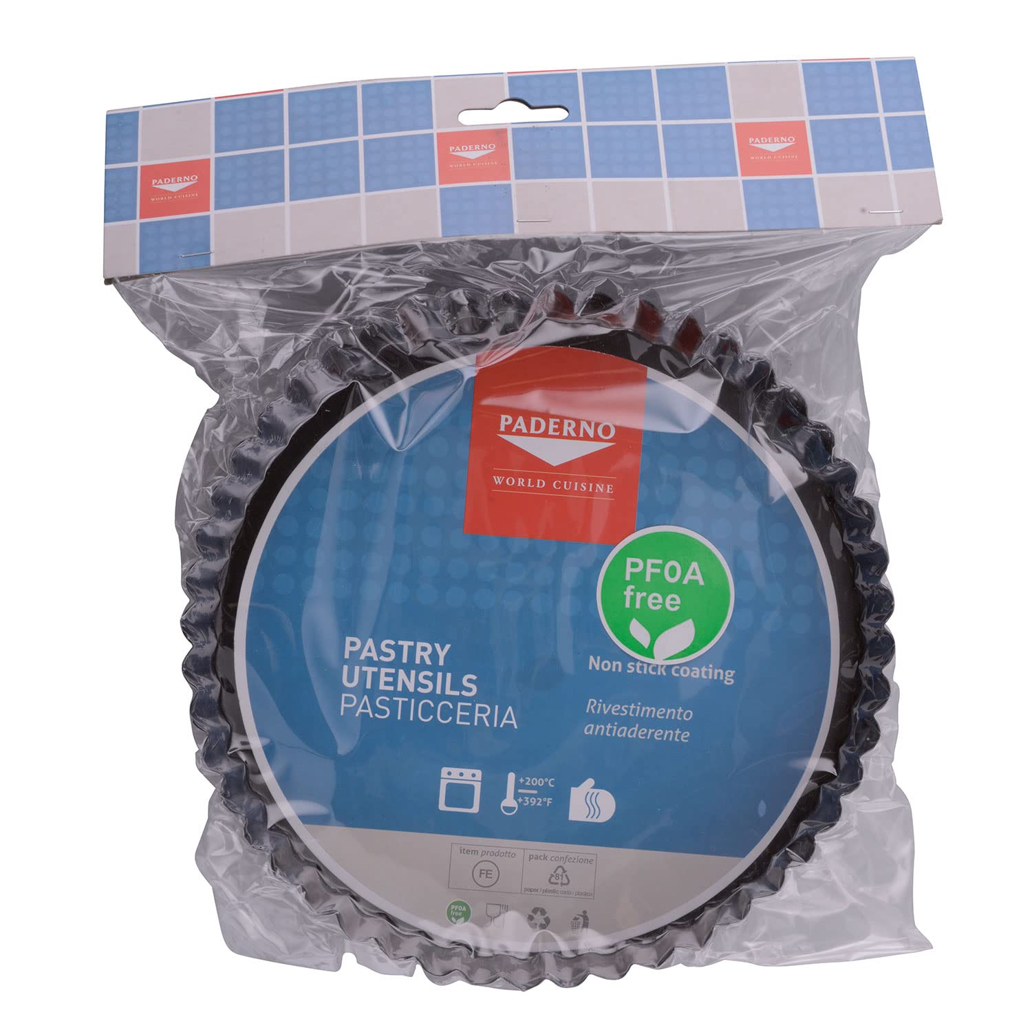 Tortiera Rotonda Paderno 16 Cm Antiaderente - Per Torte, Pizza E Quiche