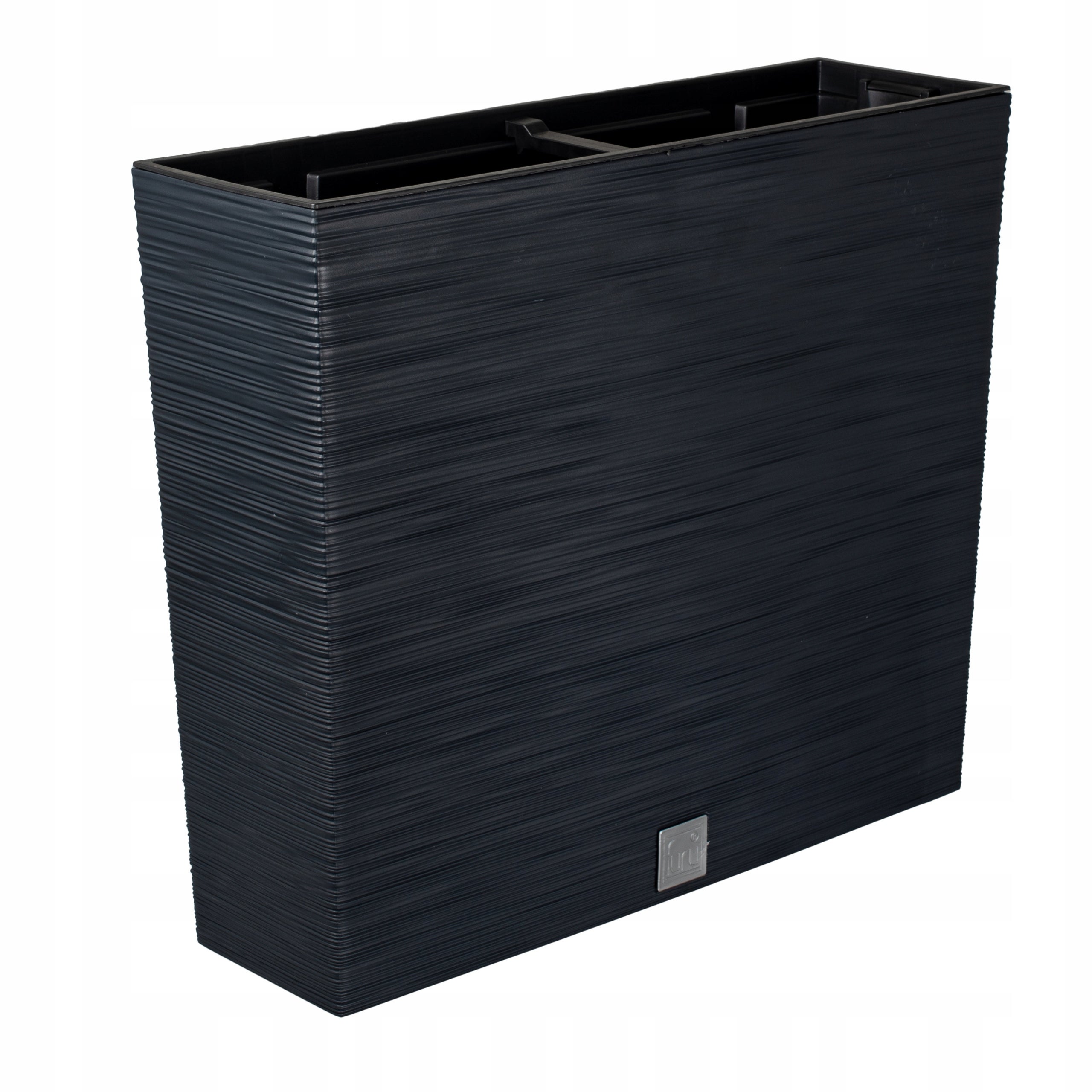 Pot de fleurs avec reserve d´eau 12 L anthracite - FURU - 9