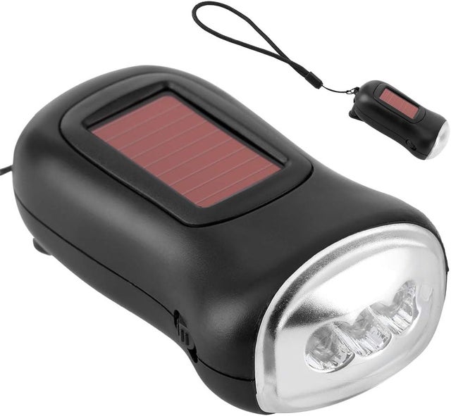 Lampe de poche dynamo + solaire (Neu und originalverpackt) in Cheseaux