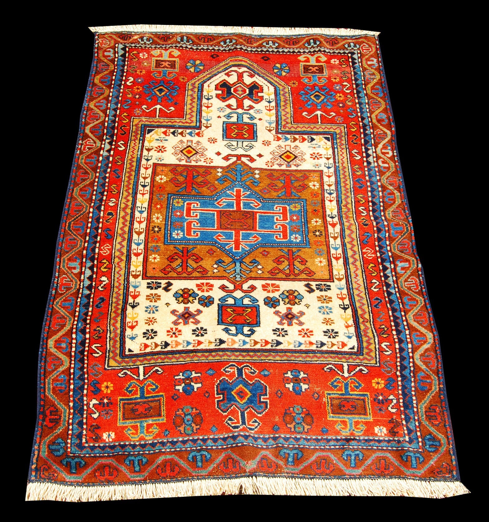Oryginalny ręcznie tkany kilim/dywan z certyfikatem autentyczności 130x85 GALLERIAFARAH1970