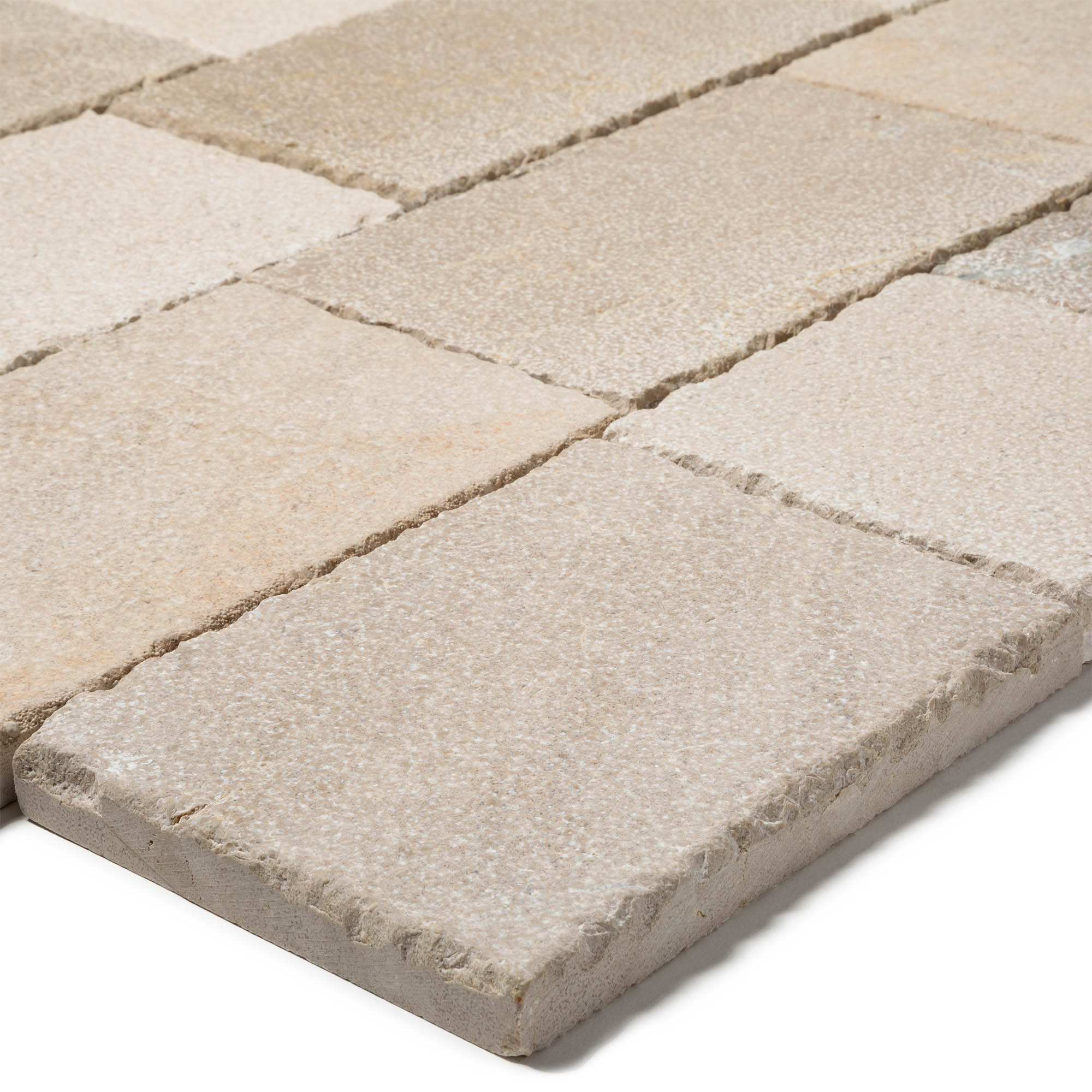 Pavé Pierre Evora Beige Nuancé Longueur Libre x15x2 cm (vendu au m²) - RO'MA NATURE - 3