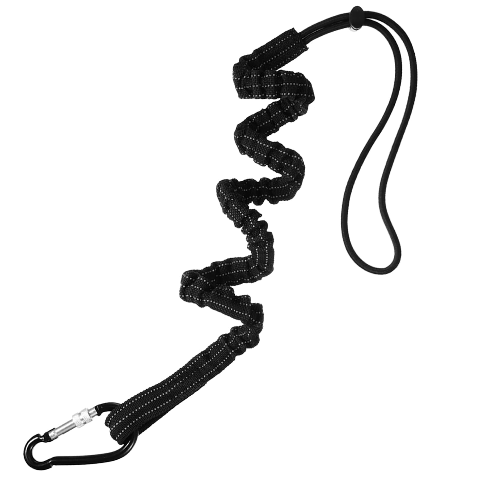 PATIKIL Lot de 2 cordons de sécurité rétractables avec clip en métal pour outil de pêche, 2 m, pour bateau, kayak, bleu