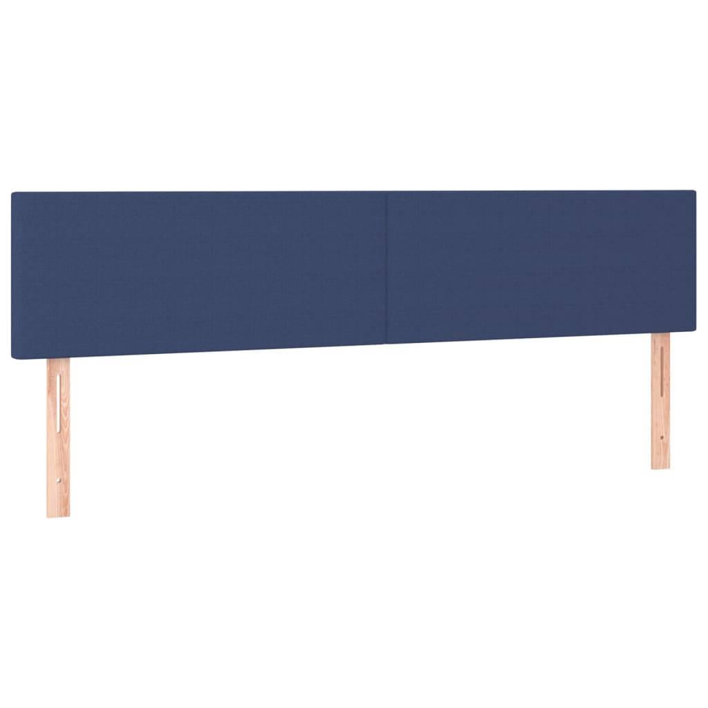 Cadre de lit sans matelas en tissu bleu, pour la chambre, 120 × 190 cm - 8