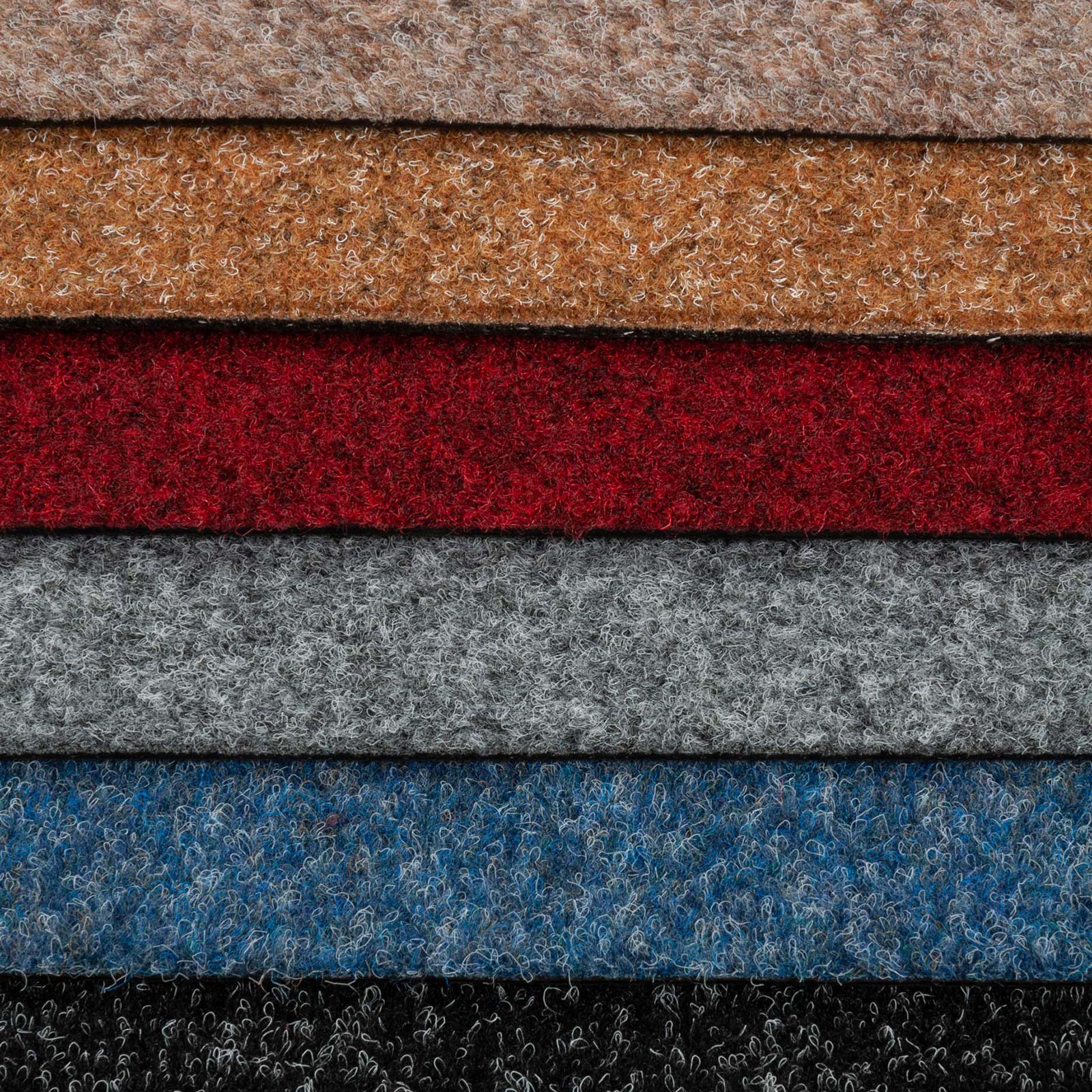 Dalles de moquette professionnelles bleues, Moquette en dalles plombantes pour bureau, Dalle de moquette aiguilletée modulaire sans colle - 4