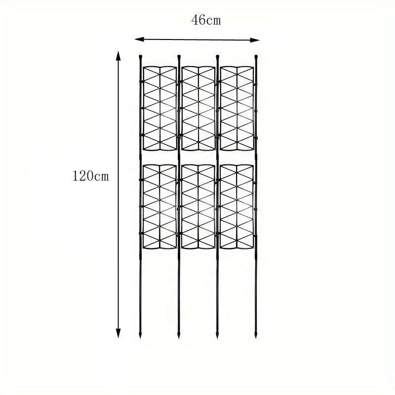 Traliccio Rampicante In Ferro Per Esterno 179 Cm - Supporto Per Piante E Fiori, Decorativo - 2