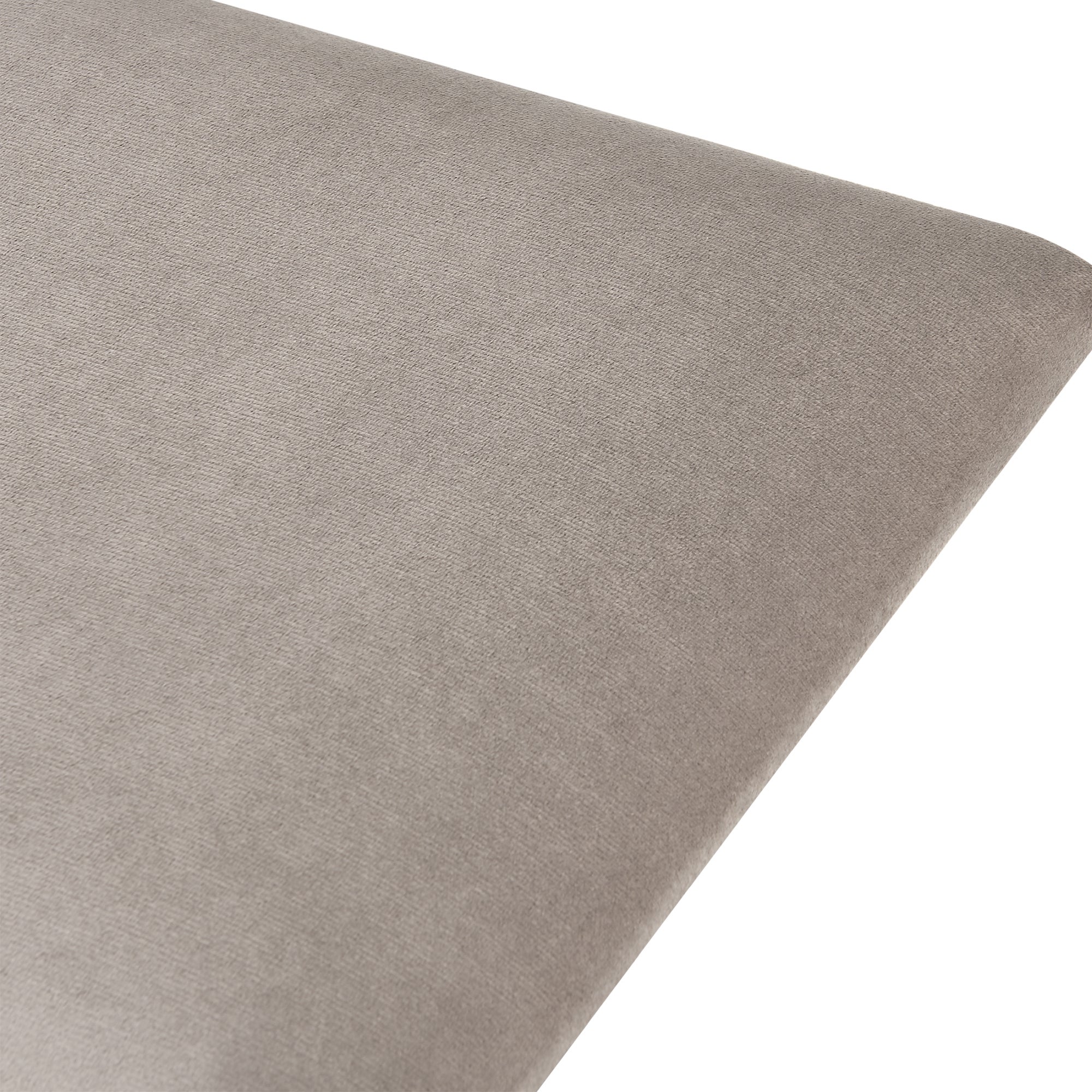Conjunto de 4 painéis de parede acolchoados Carpino veludo 30x30cm - Cinzento claro [neu.haus] - 7