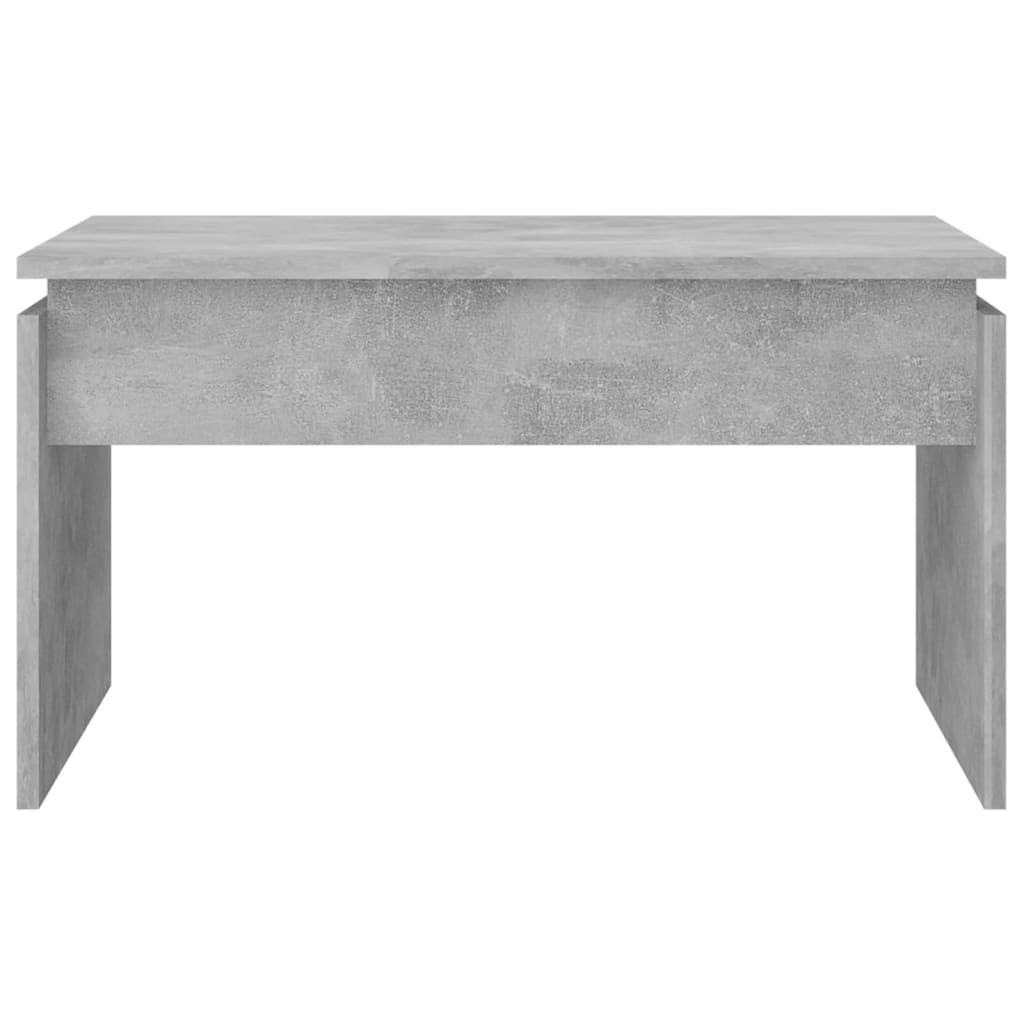 Table basse gris béton 68x50x38 cm bois d'ingénierie vidaXL - 5