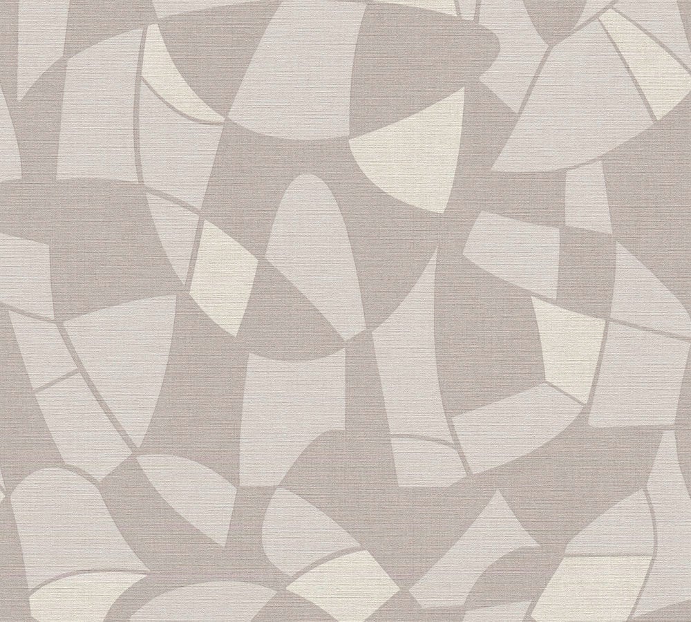 Tapeta geometryczna w kolorze szarym Antigua A.S. Creation - 6