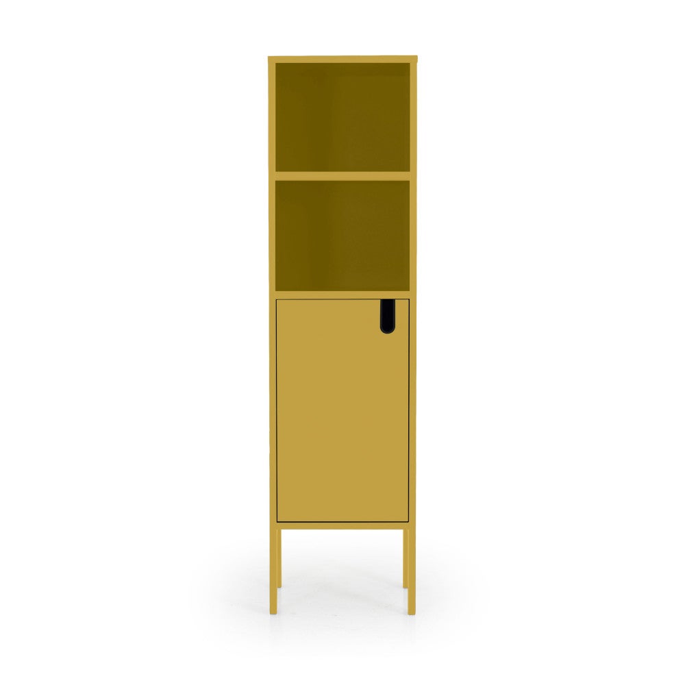 Colonne Décorative Patinée Jaune - 85 Cm De Haut - Objet Neuf Pour Décoration D'Intérieur