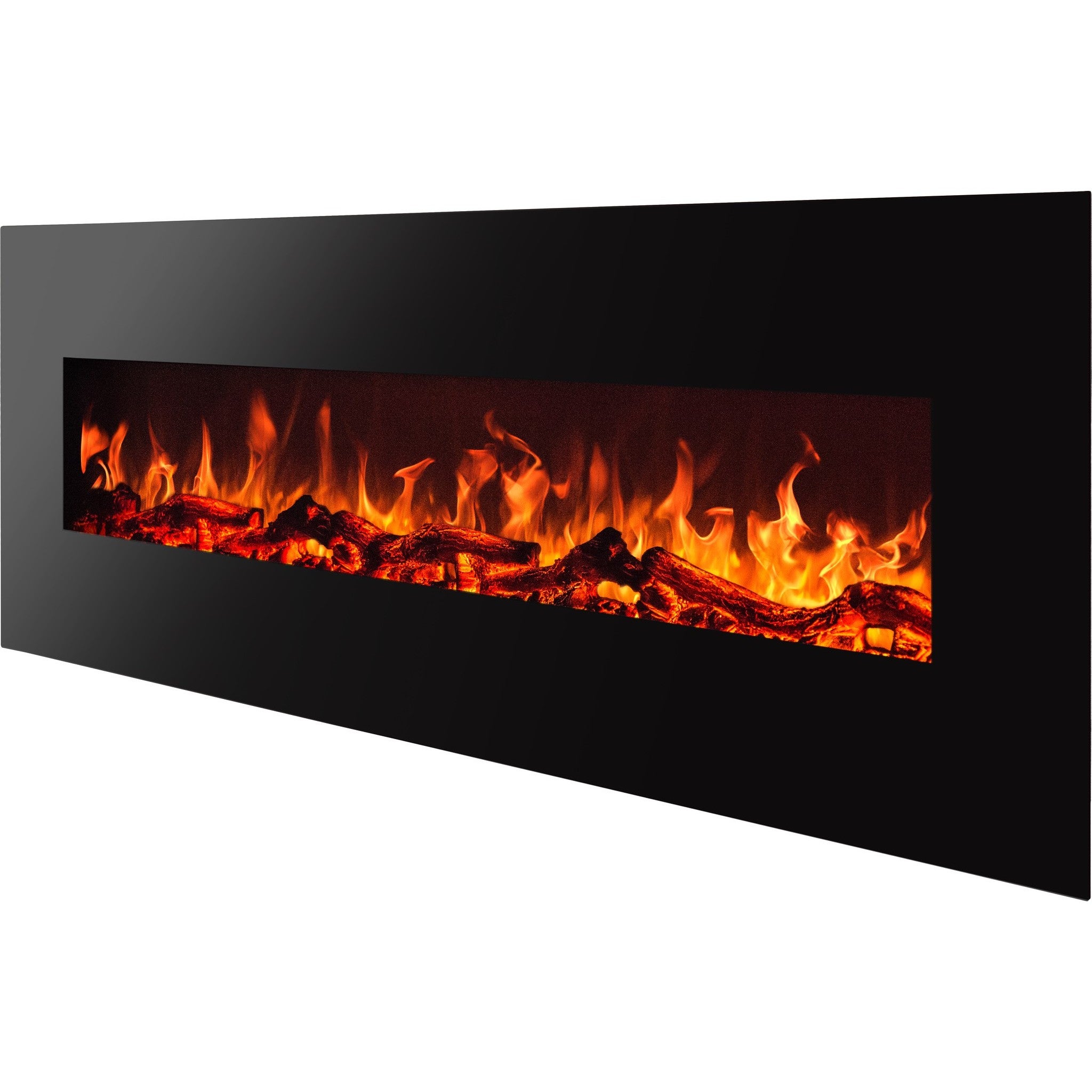 Cheminée électrique AFLAMO Albion 42 - feu premium - murale - 110x49x14 cm - cheminée LED décorative avec chauffage 750/1500 W - 4