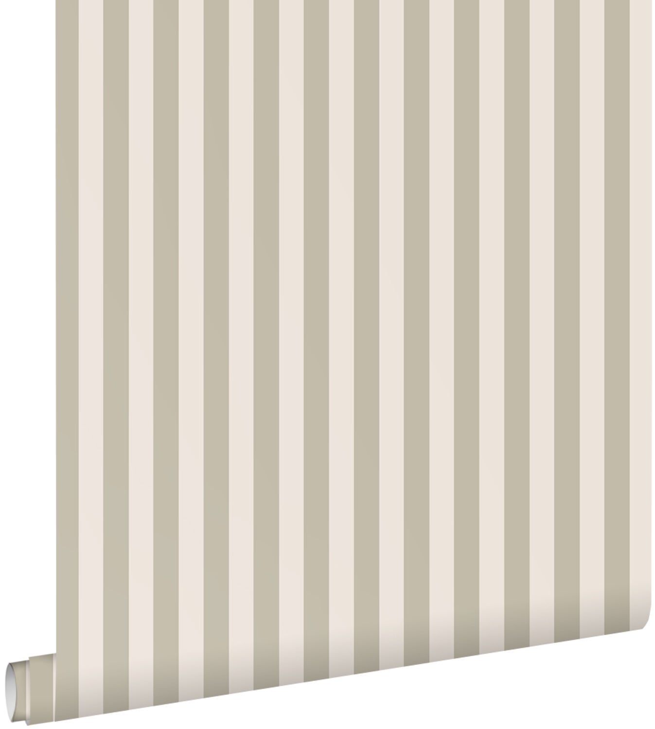 Tapeta paski piaskowego beżu - 53 cm x 10.05 m - ESTAHOME