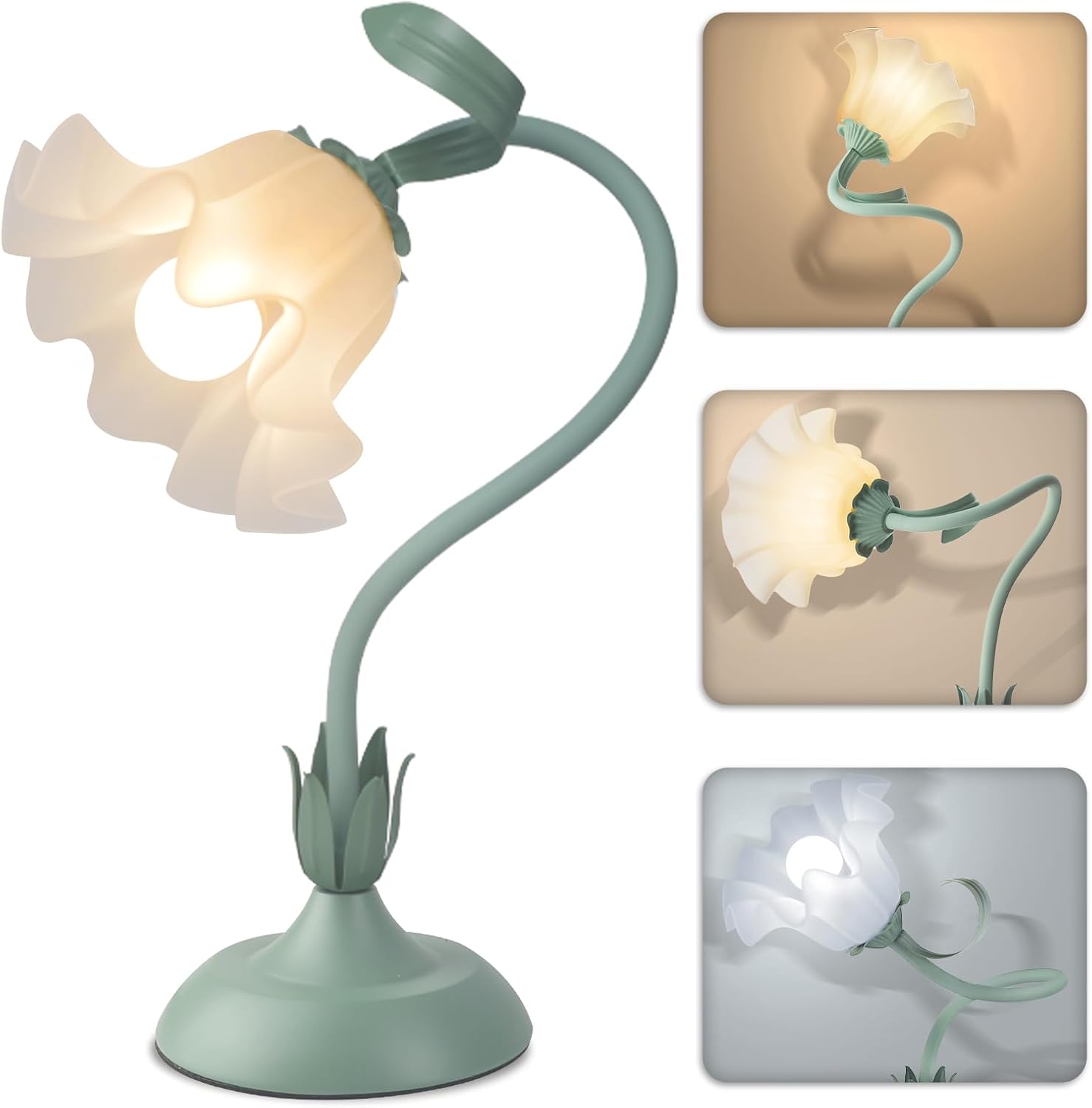 Milageto Lanterne Halloween LED Fantôme - Veilleuse Mignonne Fantôme Lisant Un Livre, Lumière 3D Résine Pour Ambiance Magique