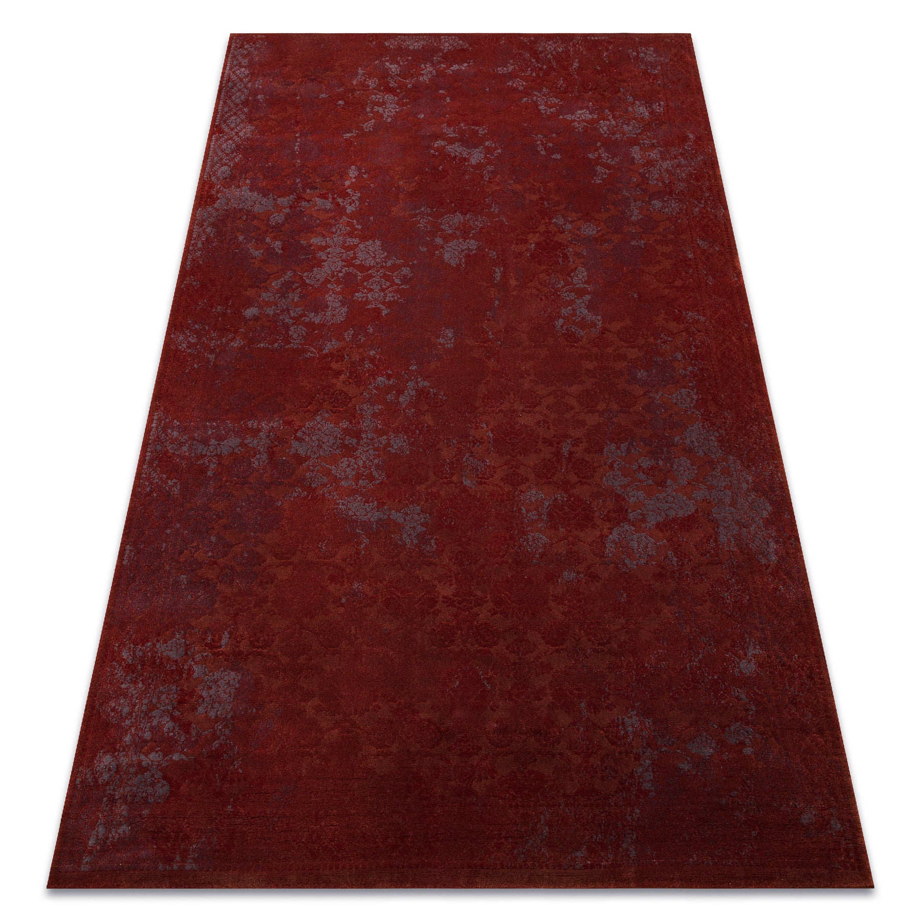 Dywan wełniany JADE 45005/301 Ornament czerwony / szary OSTA 240x340 cm