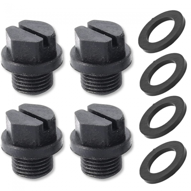 4 sztuki korków spustowych z pierścieniami uszczelniającymi, korek pompy, filtry basenowe, zamiennik, korek pompy spustowej basenu do P